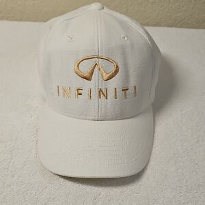 Vintage 90's Mohr's Infiniti Motors Gold Logo Dad Baseball Hat Adjustable